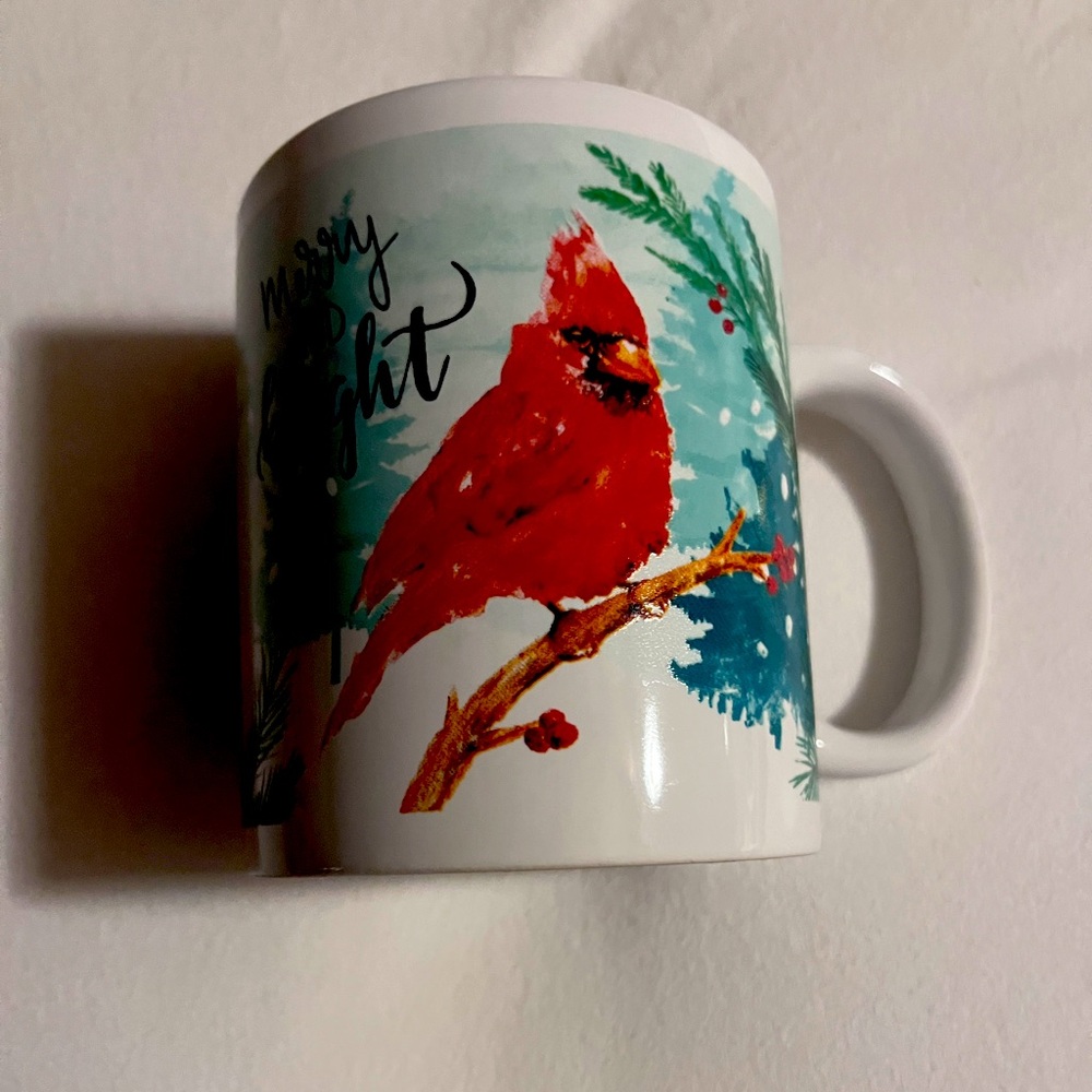 Festive Red Cardinal Mug